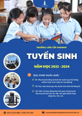 DARWIN SCHOOL TUYỂN SINH NĂM HỌC 2023 - 2024